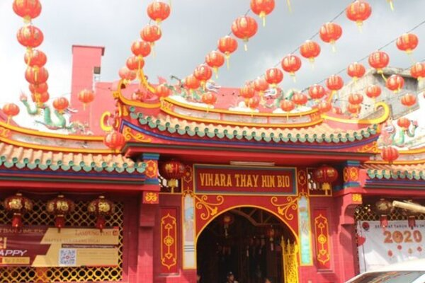 Itinerary Lampung 2 hari 1 malam Vihara Thay Hin Bio 
