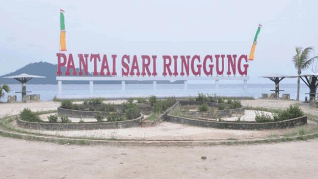 Foto Pantai Sari Ringgung di Lampung