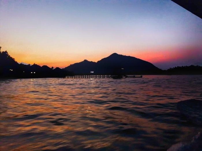 Sunset di Lampung Pahawang