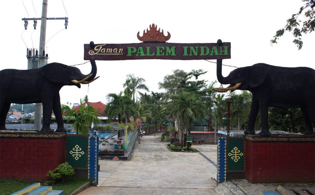 wisata metro lampung taman palem indah